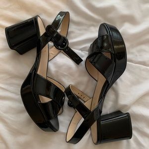 Prada Block Heel Sandal